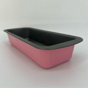 Questo Casa Pink Rectangle Baton Cake Pan Cake Mold Non-Stick 11.75x4.25x2.5in